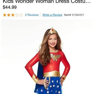 Wonder Woman kids costume